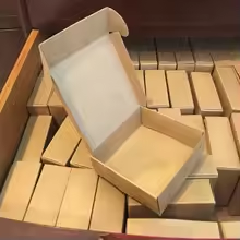 Natural Kraft Paper Gift Packaging Box, ,Small Folding Box