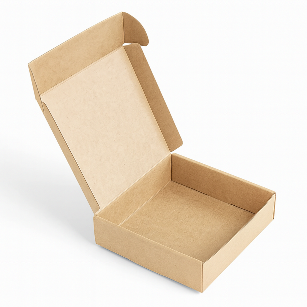 Natural Kraft Paper Gift Packaging Box, ,Small Folding Box