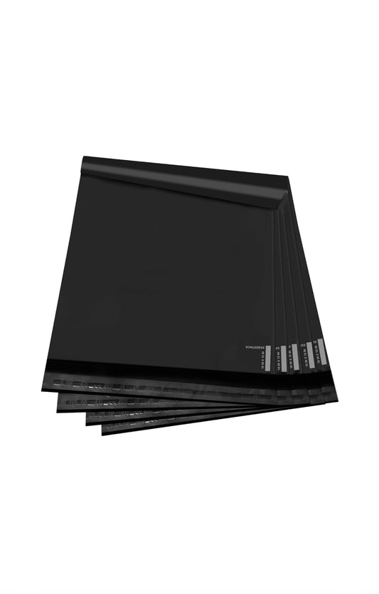 Large Poly Mailers 10X13 Shipping Bags for Small Business – Self Sealing Package Envelopes (10 X 13 Pack of 100, Black) Qty 100