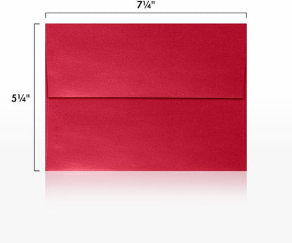 Luxpaper A7 Invitation Envelopes | Peel & Press | 5 1/4" X 7 1/4" | Jupiter Metallic | 80Lb. Text | 50 Qty