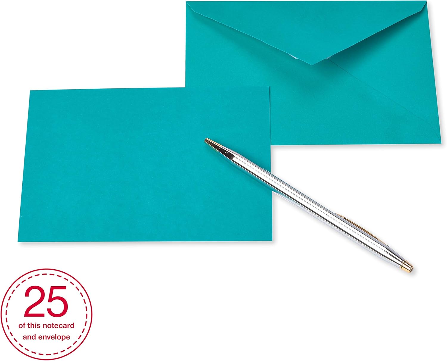 Single Panel Blank Cards with Envelopes, Rainbow Colors (200-Count)