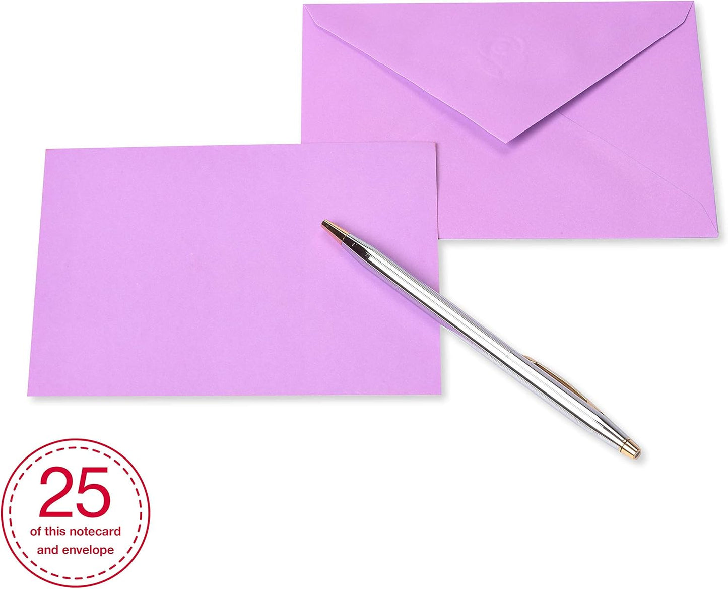 Single Panel Blank Cards with Envelopes, Rainbow Colors (200-Count)
